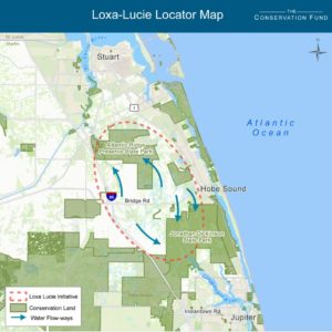 Martin County Loxa Lucie Location Map