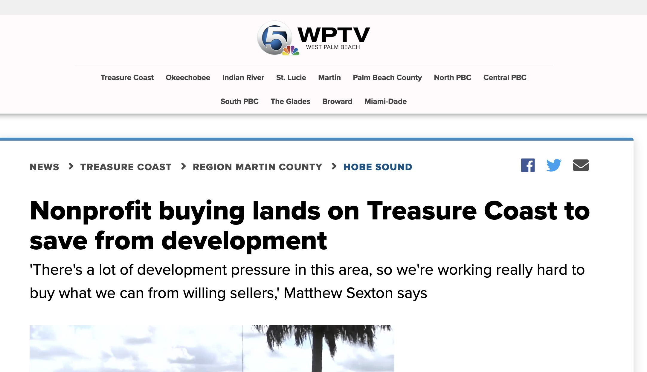Nonprofit buying lands on Treasure Coast to save from development